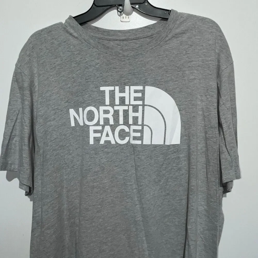 The North Face Men's Gray Heather Short-Sleeve Half‎ Dome Crew Neck T-Shirt XXL